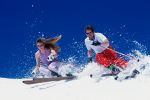 Skiing Couple