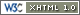 Valid XHTML 1.0 Transitional